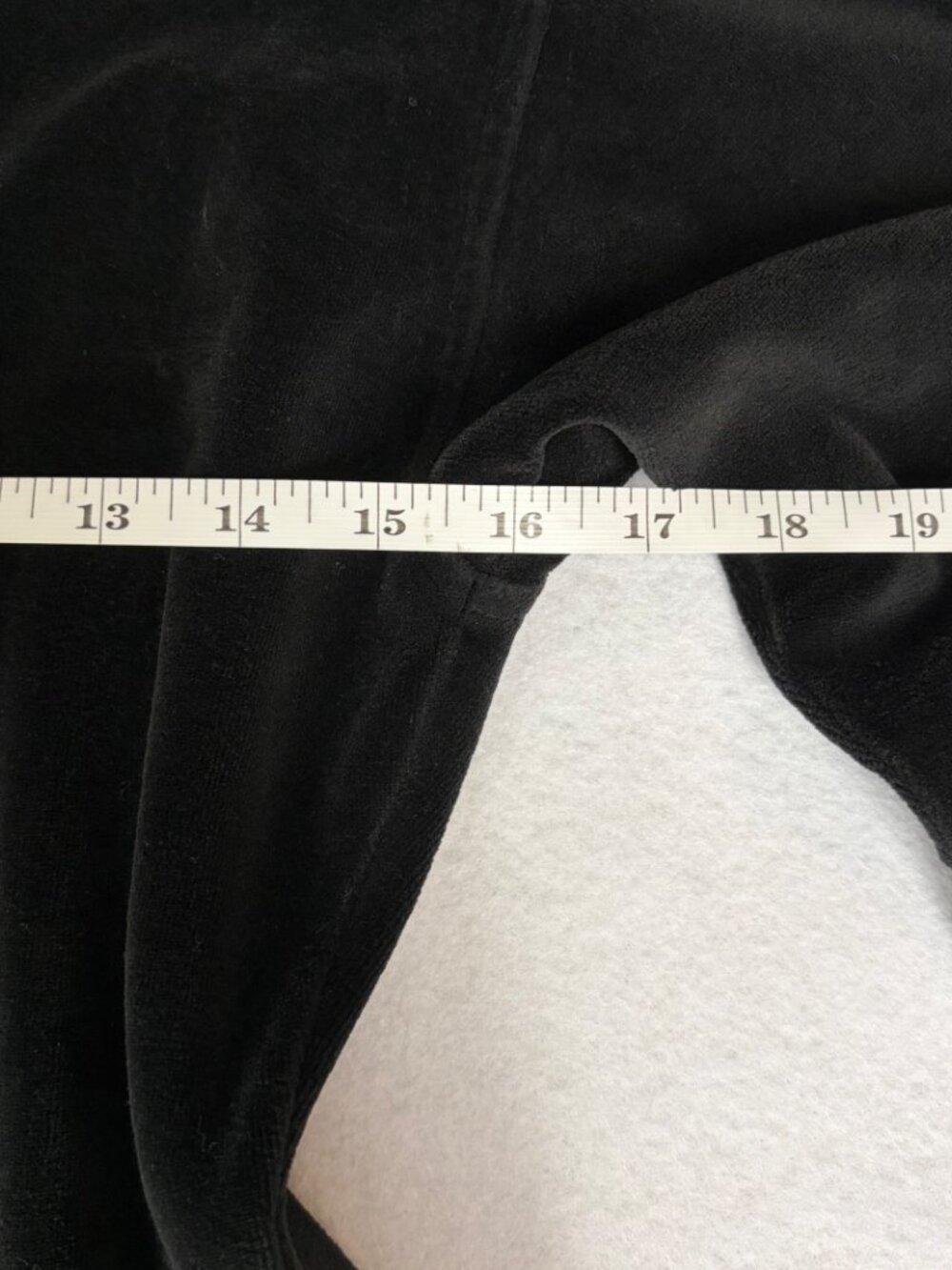 VTG Liz Claiborne Velour Midi Dress Women's SP Black Mock Long Sleeve 80s Preppy - Picture 6 of 7